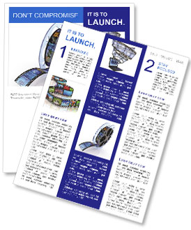 Images Captured On Film Reel Newsletter Template