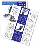 Images Captured On Film Reel Newsletter Template