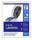 Images Captured On Film Reel Poster Template