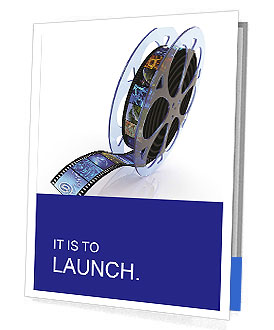 Images Captured On Film Reel Presentation Folder