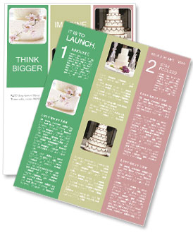 Orchid Flower Wedding Cake Decoration: A Beautiful Detail Newsletter Template