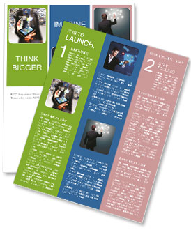 Collection Of Business Hand Holding Images Newsletter Template