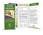 Toned Image Of Numerous Hardcover Books Brochure Template