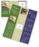 Toned Image Of Numerous Hardcover Books Newsletter Template