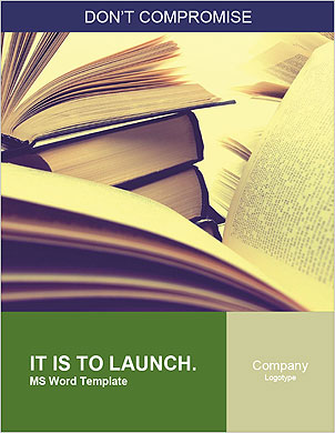 Toned Image Of Numerous Hardcover Books Word Template - Page 1