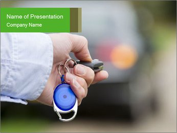 Unlocked Car PowerPoint Template