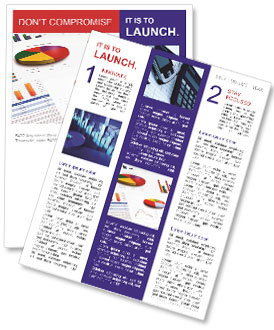 Report On Data Visualization Using Graphs And Charts Newsletter Template