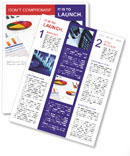 Report On Data Visualization Using Graphs And Charts Newsletter Template