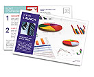 Report On Data Visualization Using Graphs And Charts Postcard Template