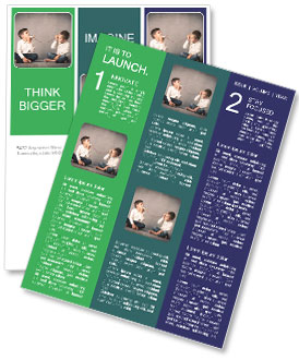 Siblings Communicating Through Tin Can Telephone On Textured Background. Newsletter Template