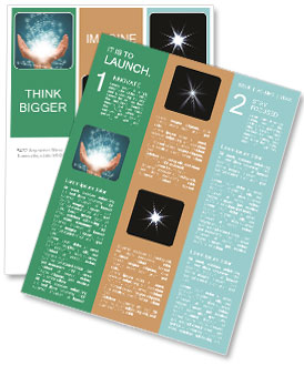 Glowing Hand Holding: A Stunning Visual Display Newsletter Template