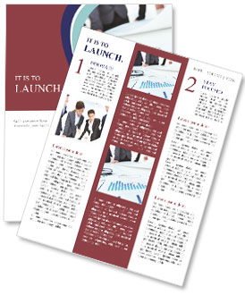 Business Objects And Engineers Strategizing Blueprint In Meeting Newsletter Template