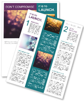 Elegant Christmas Bokeh Lights And Stars Abstract Background For Festive Occasions Newsletter Template