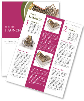 Technical Specifications For House Roofing Newsletter Template