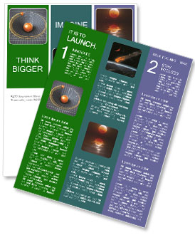 3D Illustration Of Gravity: How Objects Affect Space, Time, And Motion Of Other Objects. Newsletter Template