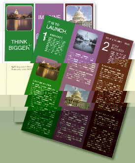 Washington Dc's Christmas Tree Amidst The Glowing Sunset In Early Evening Newsletter Template