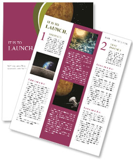 Nasa-Furnished Image Of Magellan Spacecraft Near Venus Planet At Night Newsletter Template