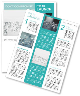 Close-Up View Of Diamonds: A Detailed Look At The Sparkling Gems. Newsletter Template