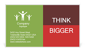 Isolated White Background Multicolored Computer Cable Business Card Template