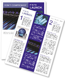 Cables And Modern Network Switch For Efficient Data Transfer Newsletter Template