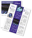 Cables And Modern Network Switch For Efficient Data Transfer Newsletter Template