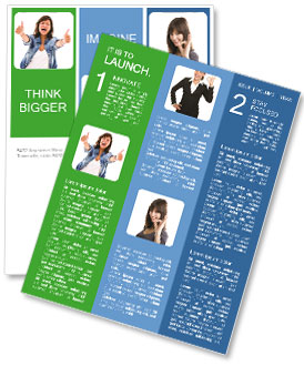 Isolated Photo Of A Happy Woman Showing Thumbs Up On White Background Newsletter Template