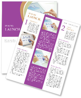 Financial Analysis On Tablet Screen: A Must-Have Skill For Modern Business Professionals Newsletter Template