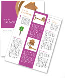 Wooden Houses And A Golden Key: A Charming Combination Newsletter Template