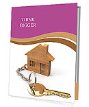 Wooden Houses And A Golden Key: A Charming Combination Presentation Folder