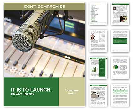 Microphone And Mixer For Radio Stations: Essential Equipment For Broadcasting Word Template