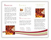 Cognac Beverage Background In Stunning Closeup Shot Brochure Template