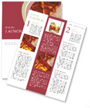 Cognac Beverage Background In Stunning Closeup Shot Newsletter Template