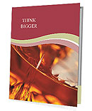 Cognac Beverage Background In Stunning Closeup Shot Presentation Folder