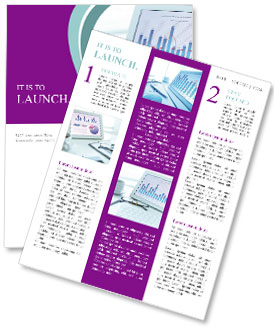 Electronic Documents And Office Accessories On A Work Desk: A Productive Workplace Image Newsletter Template