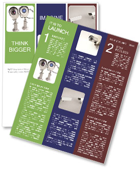 Gelişmiş Güvenlik İçin İzole Beyaz Arka Plan Gündüz Ve Gece Renkli Gözetim Video Kamera Haber yayını