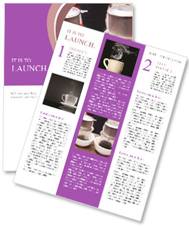 Bamboo Table Setting For Enjoying Authentic Vietnamese Coffee Newsletter Template