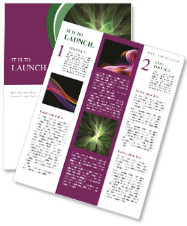 Creating Beautiful Abstract Fractal Backgrounds Newsletter Template