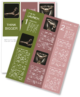 Muscular Sleeping Man On Black Background: Sexy, Naked Torso Newsletter Template