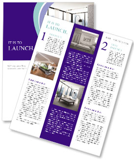 Contemporary Living Room Interior Design: Stunning 3D Rendering Newsletter Template