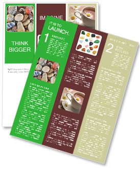 Diverse Varieties And Shades Of Natural Agate Newsletter Template