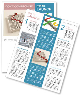 Maze Puzzle Successfully Completed Using Problem-Solving Skills Newsletter Template