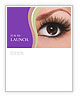Stunning Brown Eyes Adorned With Long Eyelashes On A Beautiful Woman Newsletter Template