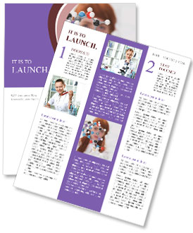 Dmt Molecular Model Macro Shot With Beautiful Woman In The Background Newsletter Template