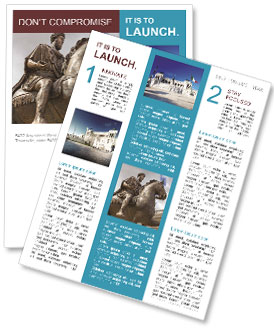 The Magnificent Equestrian Statue Of Emperor Marcus Aurelius In Rome, Italy: A Fascinating Artistic Marvel Newsletter Template