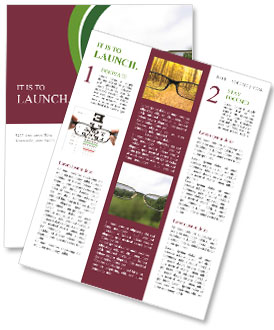 Correcting Vision: Hand Holding Glasses Captures Nature Out Of Focus Newsletter Template