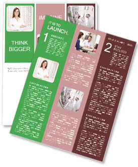 Optical Shop: Female Optometrist And Optician With A Plethora Of Glasses In The Background Newsletter Template