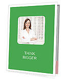 Optical Shop: Female Optometrist And Optician With A Plethora Of Glasses In The Background Presentation Folder