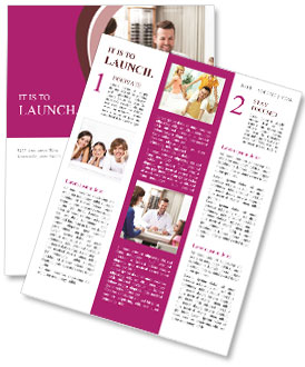 Optical Shop Visit: Mother And Daughter Shopping For New Glasses Newsletter Template