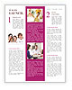 Optical Shop Visit: Mother And Daughter Shopping For New Glasses Newsletter Template