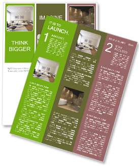 リビングルームのための現代的なインテリアデザイン ニュースレター